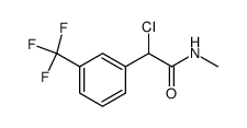 N-methyl-2-chloro-2-<3-(trifluoromethyl)phenyl>ethanamide结构式