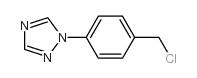 1-(4-(CHLOROMETHYL)PHENYL)-1H-1,2,4-TRIAZOLE Structure