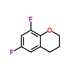 6,8-Difluorochromane结构式