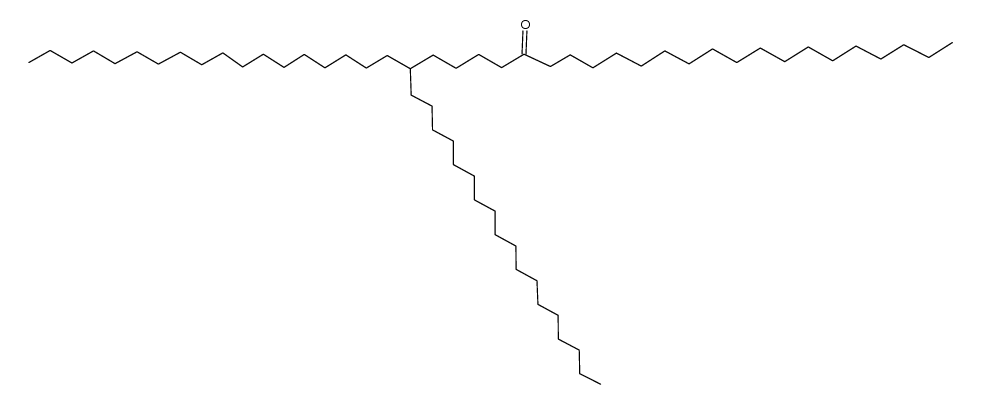 24-octadecyl-19-dotetracontanone Structure