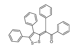 2-(4,5-Diphenyl-3H-1,2-dithiol-3-ylidene)-1,2-diphenylethanone Structure