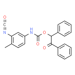 α-[(3-Isocyanato-4-methylphenyl)carbamoyloxy]deoxybenzoin Structure