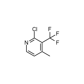 2-Chloro-4-methyl-3-(trifluoromethyl)pyridine Structure