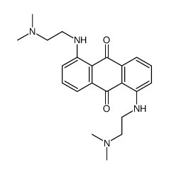 1,5-bis[2-(dimethylamino)ethylamino]anthracene-9,10-dione Structure