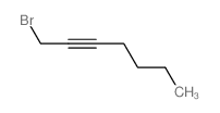 2-Heptyne, 1-bromo- Structure