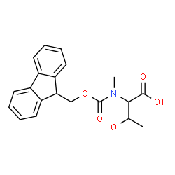 Fmoc-D-N-Me-Thr-OH结构式