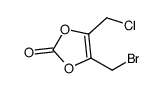 4-(Bromomethyl)-5-(Chloromethyl)-1,3-Dioxol-2-One Structure