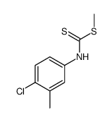 methyl N-(4-chloro-3-methylphenyl)carbamodithioate结构式