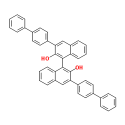 (R)-3,3''-双([[1,1''-联苯]-4-基)-[1,1''-联萘]-2,2''-二醇结构式