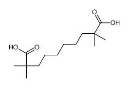 2,2,9,9-tetramethyldecanedioic acid Structure