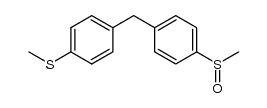 [4-(methylsulfinyl)phenyl]-[4'-(methylthio)phenyl]methane结构式