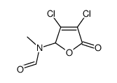 Formamide,N-(3,4-dichloro-2,5-dihydro-5-oxo-2-furanyl)-N-methyl- Structure