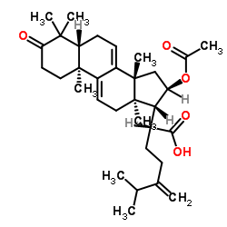 16-O-Acetylpolyporenic acid C structure