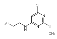 4-Chloro-2-(methylthio)-6-(propylamino)pyrimidine structure