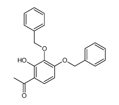 1-[2-hydroxy-3,4-bis(phenylmethoxy)phenyl]ethanone Structure