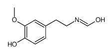 N-[2-(4-hydroxy-3-methoxyphenyl)ethyl]formamide Structure