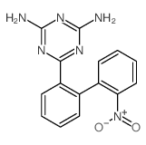 1,3,5-Triazine-2,4-diamine,6-(2'-nitro[1,1'-biphenyl]-2-yl)-结构式