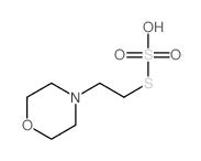 Thiosulfuric acid,S-[2-(4-morpholinyl)ethyl] ester picture