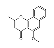 2-Methyl-5-methoxy-4H-naphtho[1,2-b]pyran-4-one结构式