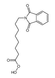 8-(1,3-dioxoisoindol-2-yl)octaneperoxoic acid结构式