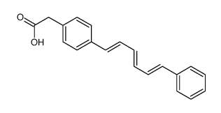 1,6-DIPHENYL-1,3,5-HEXATRIENE-4'-ACETIC ACID Structure