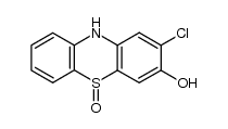 2-chloro-5-oxo-5,10-dihydro-5λ4-phenothiazin-3-ol结构式