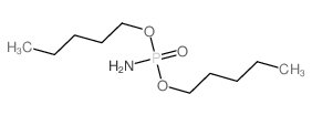 1-(amino-pentoxy-phosphoryl)oxypentane结构式