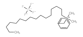 Benzenemethanaminium, N-hexadecyl-N,N-dimethyl-, tetrafluoroborate(1-) Structure