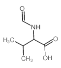 Valine, N-formyl- Structure