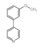 Pyridine,4-(3-methoxyphenyl)- picture