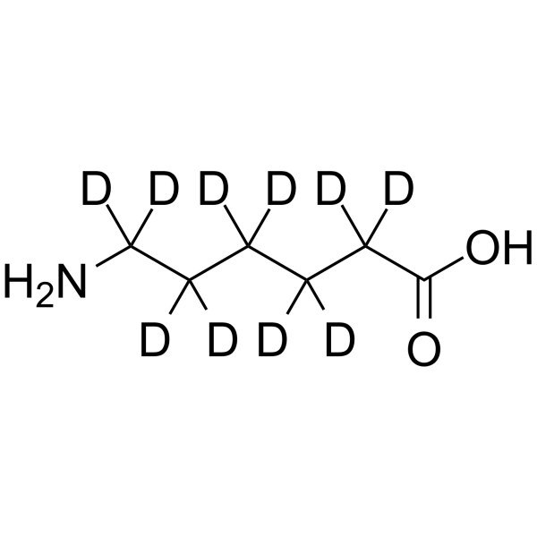 6-Aminocaproic acid-d10 Structure