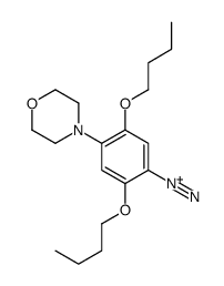 2,5-dibutoxy-4-morpholin-4-ylbenzenediazonium Structure