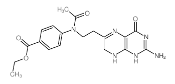 ethyl 4-[acetyl-[2-(2-amino-4-oxo-7,8-dihydro-1H-pteridin-6-yl)ethyl]amino]benzoate picture