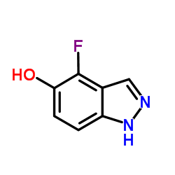 4-Fluoro-1H-indazol-5-ol Structure