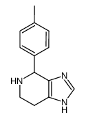 4-p-tolyl-4,5,6,7-tetrahydro-1(3)H-imidazo[4,5-c]pyridine结构式