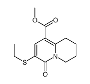 methyl 3-ethylsulfanyl-4-oxo-6,7,8,9-tetrahydroquinolizine-1-carboxylate Structure