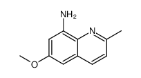 8-amino-6-methoxy-2-methylquinoline Structure