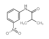 Propanamide,2-methyl-N-(3-nitrophenyl)- structure