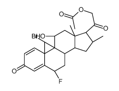 (6α,11β,16α)-21-(Acetyloxy)-9-bromo-6-fluoro-11-hydroxy-16-methyl-pregna-1,4-diene-3,20-dione structure