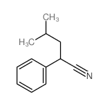 Benzeneacetonitrile, a-(2-methylpropyl)- structure