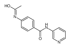 4-acetamido-N-pyridin-3-ylbenzamide Structure