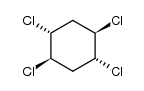 (+/-)-1r,2t,4c,5t-tetrachloro-cyclohexane结构式