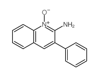 2-Quinolinamine,3-phenyl-, 1-oxide结构式