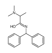 N-benzhydryl-2-(dimethylamino)propanamide结构式