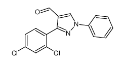 3-(2,4-dichlorophenyl)-1-phenyl-1H-pyrazole-4-carbaldehyde picture