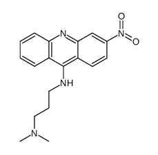 3-Nitro-9-[3-(dimethylamino)propylamino]acridine Structure