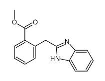 methyl 2-(1H-benzimidazol-2-ylmethyl)benzoate结构式