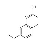 N-(5-ethyl-2-methylphenyl)acetamide Structure