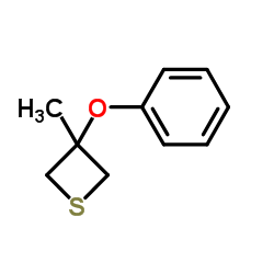 Thietane, 3-methyl-3-phenoxy- (9CI) Structure