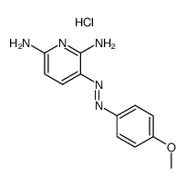 3-[(4-methoxyphenyl)azo]pyridine-2,6-diamine monohydrochloride Structure